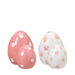 FRIDA Ägg 2/S Mix Rosa/Vit - Rosa/Vit - 7x8 5x6cm