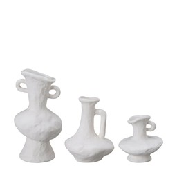THERESE Vas 3/S Vit - Vit - 13x22 12x15 11x11cm