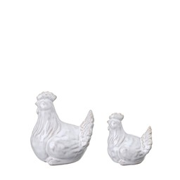 CECILIA Deko 2/S Vit - Vit - 8x10x12 6x7x8cm