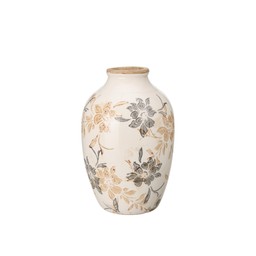 SIV Vase White/Beige/Black - White/Beige/Black - 16x26cm