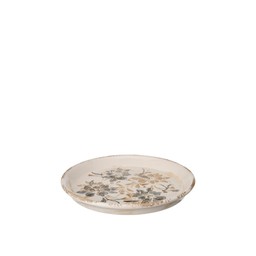 SIV Tray White/Beige/Black - White/Beige/Black - 24x2cm
