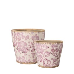 DISA Kruka 2/S Vit/Rosa - Vit, Rosa - 13x13 12x10cm