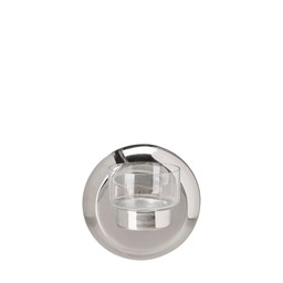 AVERY Wall Candle Holder Chrome - Chrome - 14x11 cm