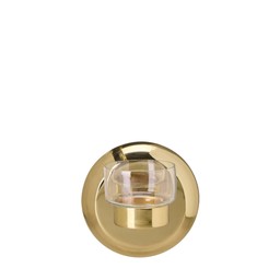 AVERY Wall Candle Holder Gold - Gold - 14x11 cm