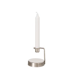 AVERY Candle holder Chrome - Chrome - 9x9 cm