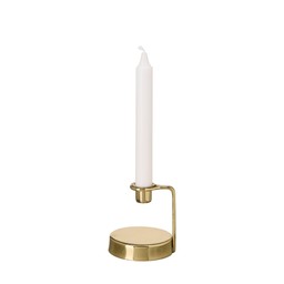 AVERY Candle holder Gold - Gold - 9x9 cm