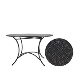 VENICE Table Black/Black - Black/Black - 100x72cm