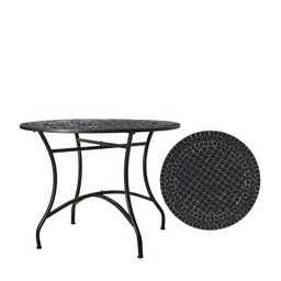 VENICE Table Black/Black - Black/Black - 100x72cm