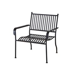 VENICE Loungechair Black - Black - 69x69x79 cm