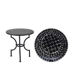 TRIESTE Sidetable Black/Black - Black/Black - 50x50cm