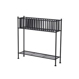 VENICE Flowershelf Black - Black - 81x21x80cm