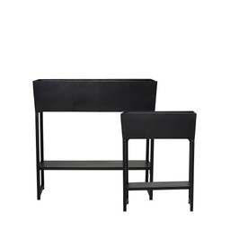 TROPEA Flowershelf S Black - Black - 50x22x68cm