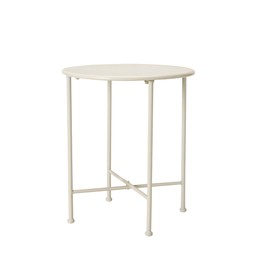 CANNES Sidetable White - White - 40x46cm