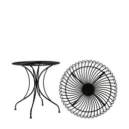 EZE Table Black - Black - 70x72cm