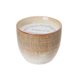ZARA Candle Beige Melange - Beige Melange - 11x9cm