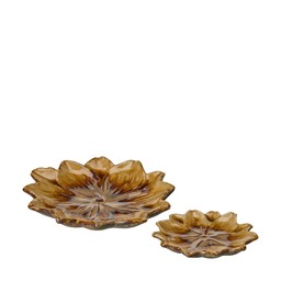 JANNIKE Decoration S/2 Brown Melange - Brown Melange - 15x3 10x2cm
