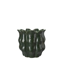 KAJSA Kruka Grönmelerad - Grönmelerad - 20x19cm