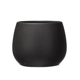 LINDY Kruka Svart Matt - Svart Melerad - 15x13cm