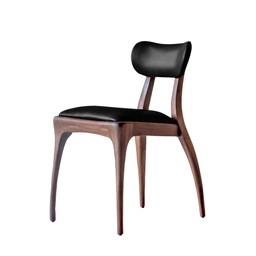 REEVES Chair Walnut/Black - Walnut/Black - 51x49x80 cm