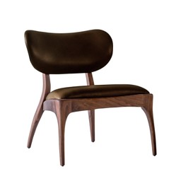 REEVES Armchair Peti Valnöt/Konjak - Valnöt/Konjak - 65x68x77cm