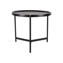 TURIN Sidobord Svart - Svart - 75x64, 75x45cm