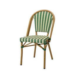 ERIKA Chair Green/Beige - Green/Beige - 45x56x89cm
