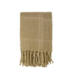 WINNIE Pläd Beige/Vit - Beige/Vit - 125x150cm