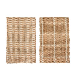 KOMAL Doormat Mix Natural/Offwhite - Natural/Offwhite - 50x80cm