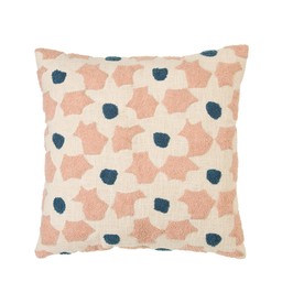 TARA Kuddfodral Vit/Blå/Rosa - Vit/Blå/Rosa - 45x45cm