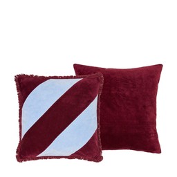 RANDI Cushion cover Mix Blue/Red - Blue/Red - 45x45cm
