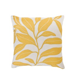 NEYA Cushion cover Offwhite/Yellow - Offwhite/Yellow - 50x50cm