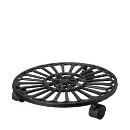 YLVA Pot Cart Black - Black - 38x7cm