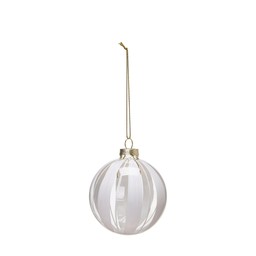CELESTIAL Ornament Clear/White - Clear/White - 8 cm