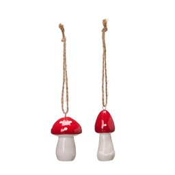 MUSHROOM Mix Red/White - Red/White - 4x6 2x7cm