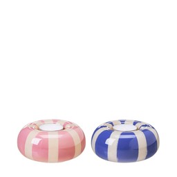 SWIM Ljuslykta Mix Vit/Rosa, Vit/Blå - Vit/Rosa, Vit/Blå - 10x4cm
