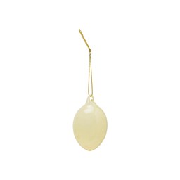 GLASS EGG in Box Yellow - Yellow - 15x11x7cm