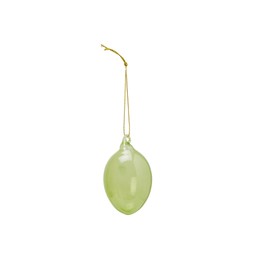 GLASS EGG in Box Green - Green - 15x11x7cm