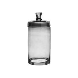 GLASBURK m lock Rök - Rök - 11x26cm