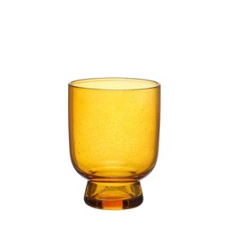 ATHENA Drinking glass Amber - Amber - 8x10cm