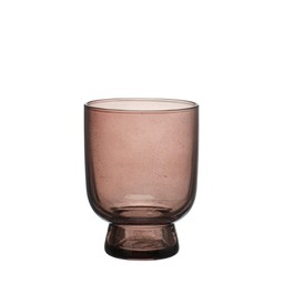 ATHENA Drinking glass Brown - Brown - 8x10cm