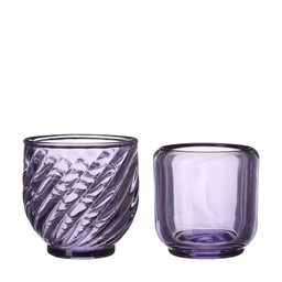 CERES Candle holder Purple - Purple - 9x9 8x8cm