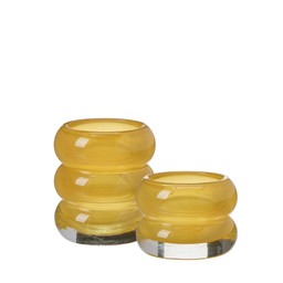 AYA Lantern S/2 Yellow - Yellow - 8x9 8x6cm