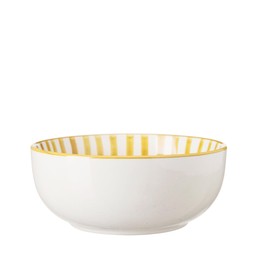 BRITTA Bowl White/Yellow - White/Yellow - 20x8cm