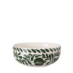 MATILDA Bowl White/Grön - White/Grön - 15x6cm