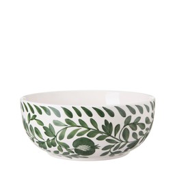 MATILDA Bowl White/Green - White/Green - 20x8cm