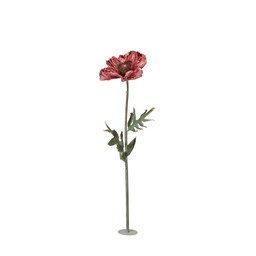 POPPY Flower Pink - Pink - 40x140cm