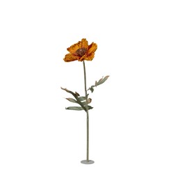 POPPY Flower Orange - Orange - 40x140cm