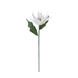 POINSETTIA Flower White - White - 25x93cm