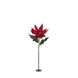 POINSETTIA Flower Red - Red - 50x140cm