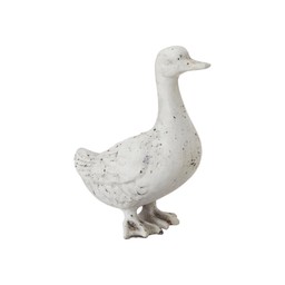 DUCK decoration White Melange - White Melange - 21x12x25cm